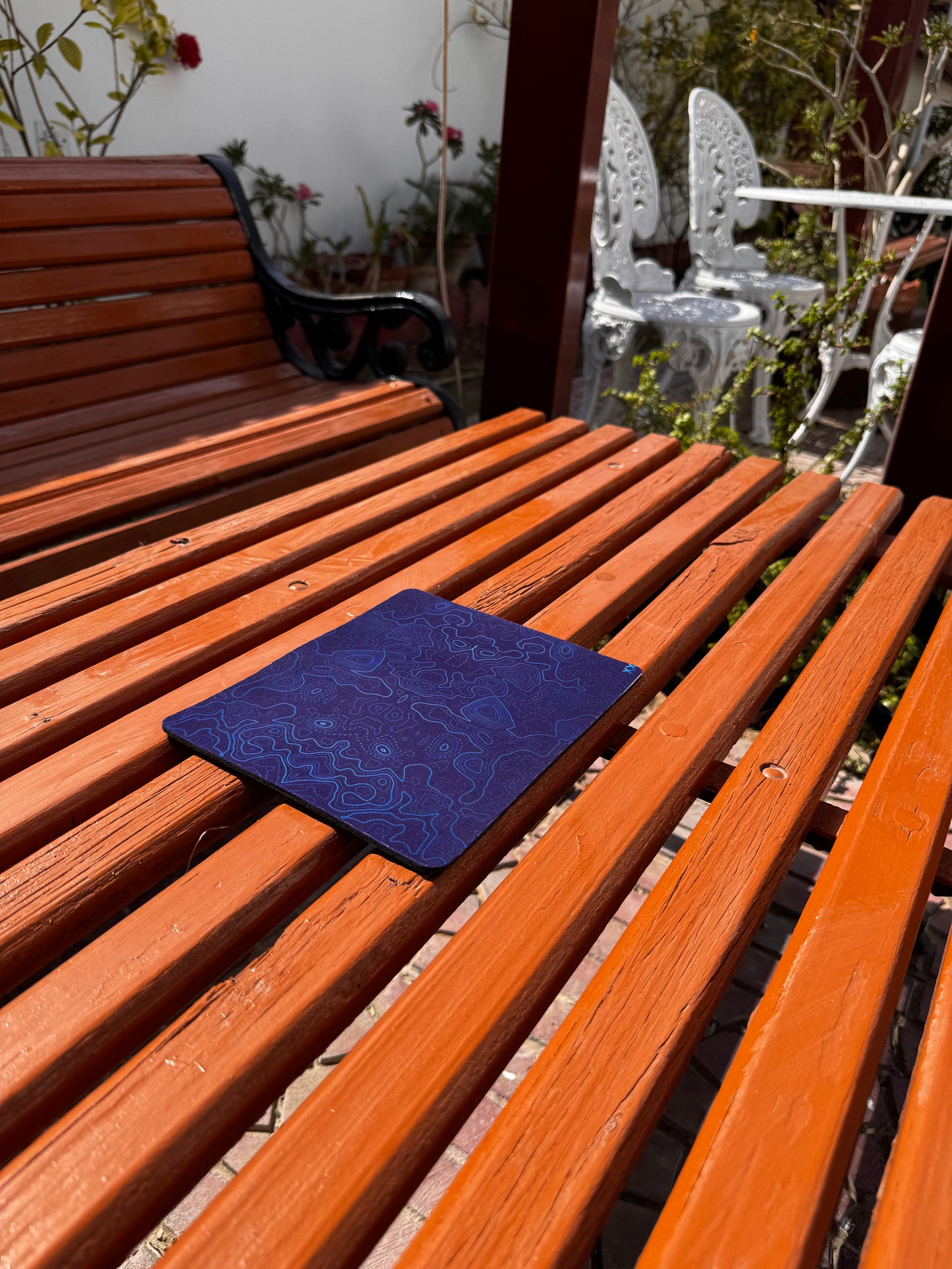Blue Pattern MousePad