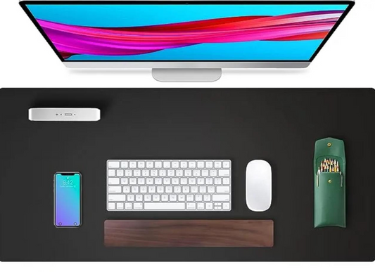 Black Mousepad 60x30 cm