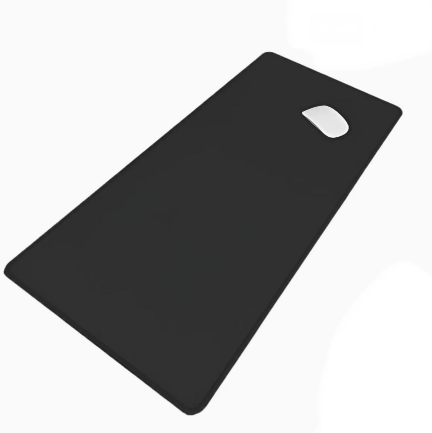 Black Mousepad 60x30 cm